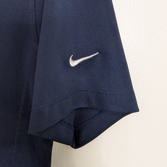 Nike Golf Polo Men's Blue Medium Short Sleeve Dri Fit - Picture 4 of 8